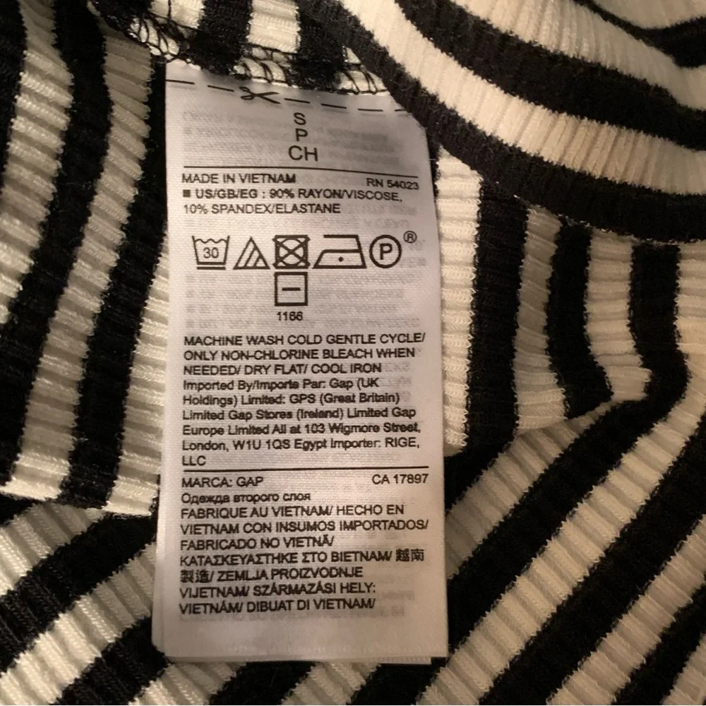 *NWT* GAP Striped Maxi/Midi Dress - Picture 12 of 12